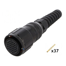 Conector Circular Mufă 16mm 37 Pin Aurit Mamă | Electronic-mag.ro | Componente Electronice