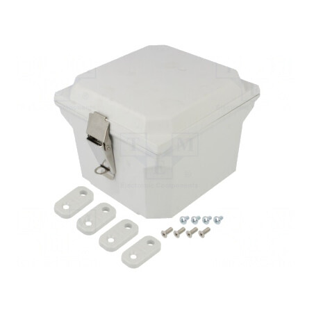 Carcasă montare pe perete gri 154x159x105mm | Electronic-mag.ro | Componente Electronice