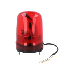 Semnalizator Luminos Rotativ Roșu 10-30VDC IP23 | Electronic-mag.ro | Componente Electronice