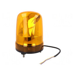 Semnalizator Luminos Rotativ Ambră 10-30VDC IP23 | Electronic-mag.ro | Componente Electronice