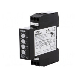 Releu Monitorizare Tensiune DIN SPDT K8DS-PZ2 | Electronic-mag.ro | Componente Electronice