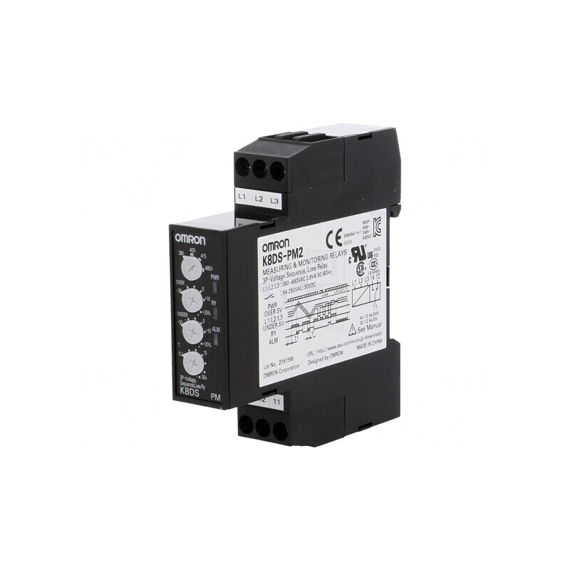Releu Monitorizare Tensiune DIN SPDT K8DS-PZ2 | Electronic-mag.ro | Componente Electronice Releu Monitorizare Tensiune DIN SPDT K8DS-PZ2 | Electronic-mag.ro | Componente Electronice