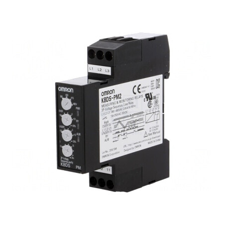 Releu Monitorizare Tensiune DIN SPDT K8DS-PZ2 | Electronic-mag.ro | Componente Electronice