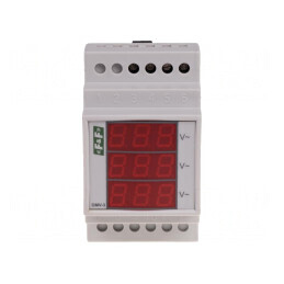 Voltmetru Digital LED 100-265V±1% DMV-3RMS | Electronic-mag.ro | Componente Electronice