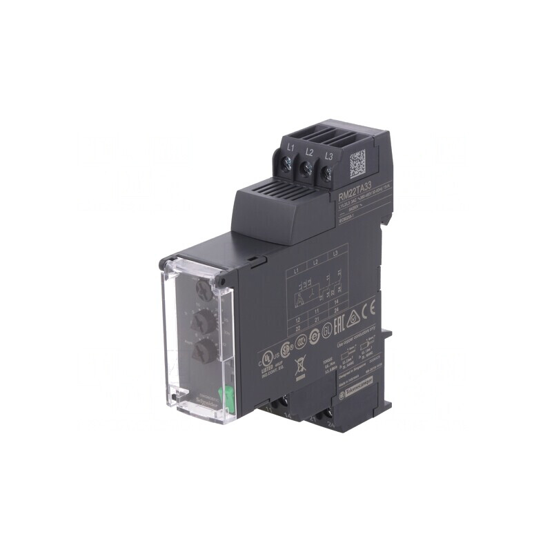 Releu Monitorizare Tensiune DIN IP40 RM22TA33 | Electronic-mag.ro | Componente Electronice