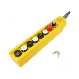 Casetă de Comandă 8 Butoane IP65 Plastic | Electronic-mag.ro | Componente Electronice