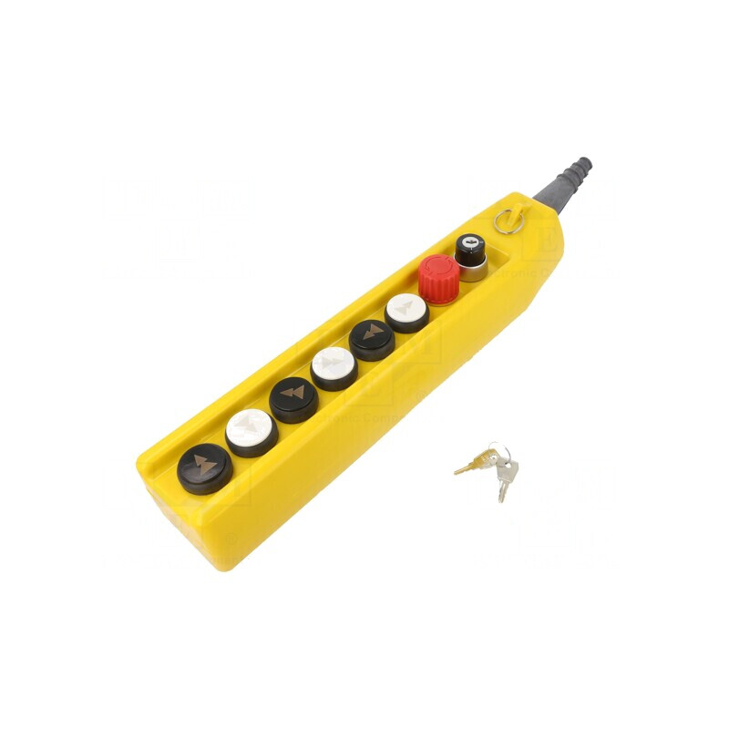 Casetă de Comandă 8 Butoane IP65 Plastic | Electronic-mag.ro | Componente Electronice