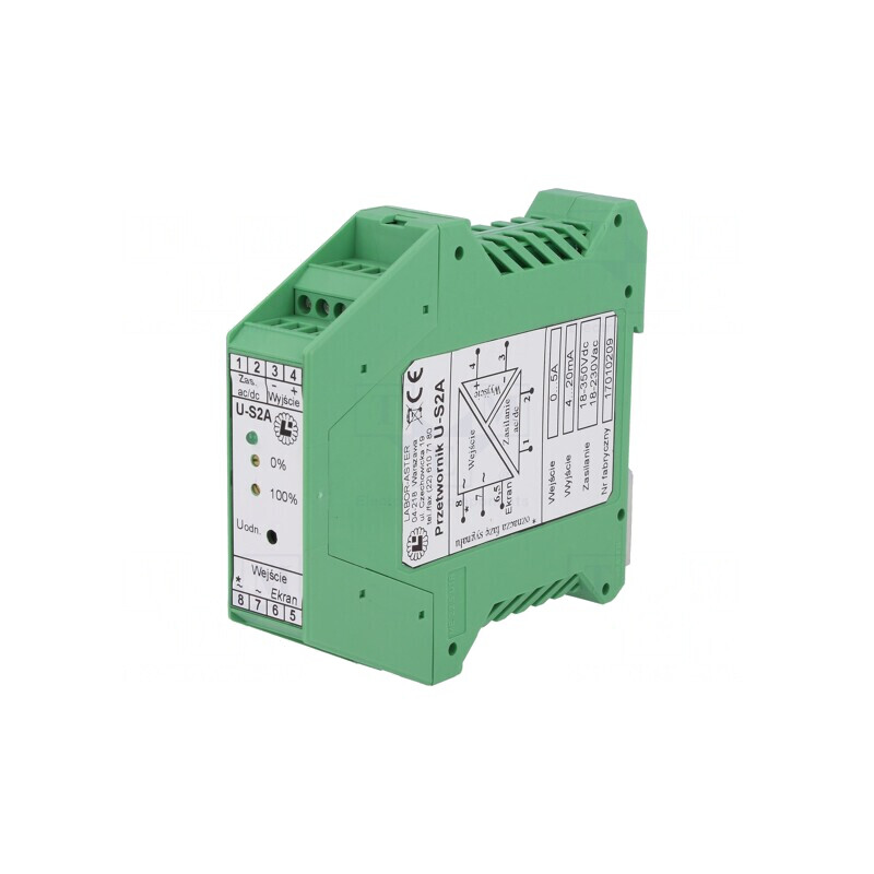 Adaptor curent pentru șină DIN IP20 0-5A 18-350VDC 18-230VAC | Electronic-mag.ro | Componente Electronice