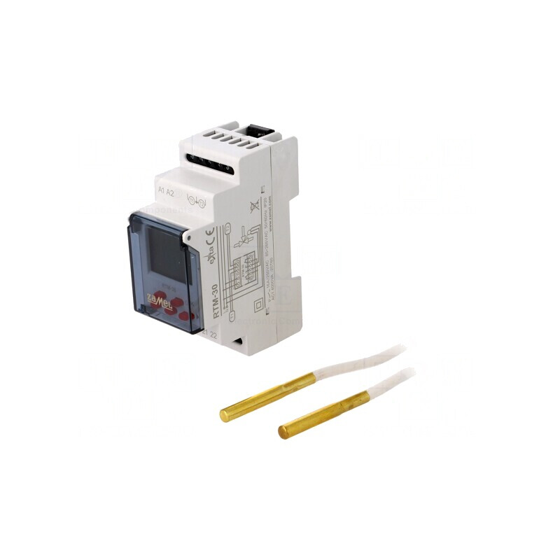 Regulator Temperatură KTY81-210 DPDT Releu IP20 RTM-30/S | Electronic-mag.ro | Componente Electronice