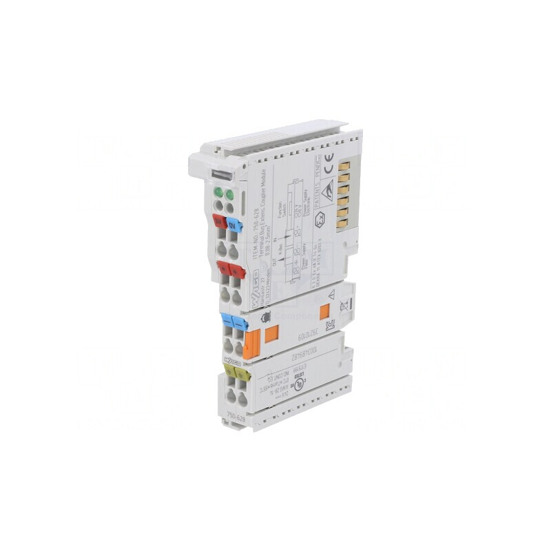 Extensie magistrală 24VDC RJ45 pentru șină DIN | Electronic-mag.ro | Componente Electronice