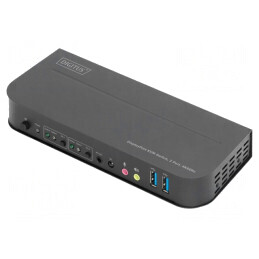 Întrerupător KVM Negru | Electronic-mag.ro | Componente Electronice