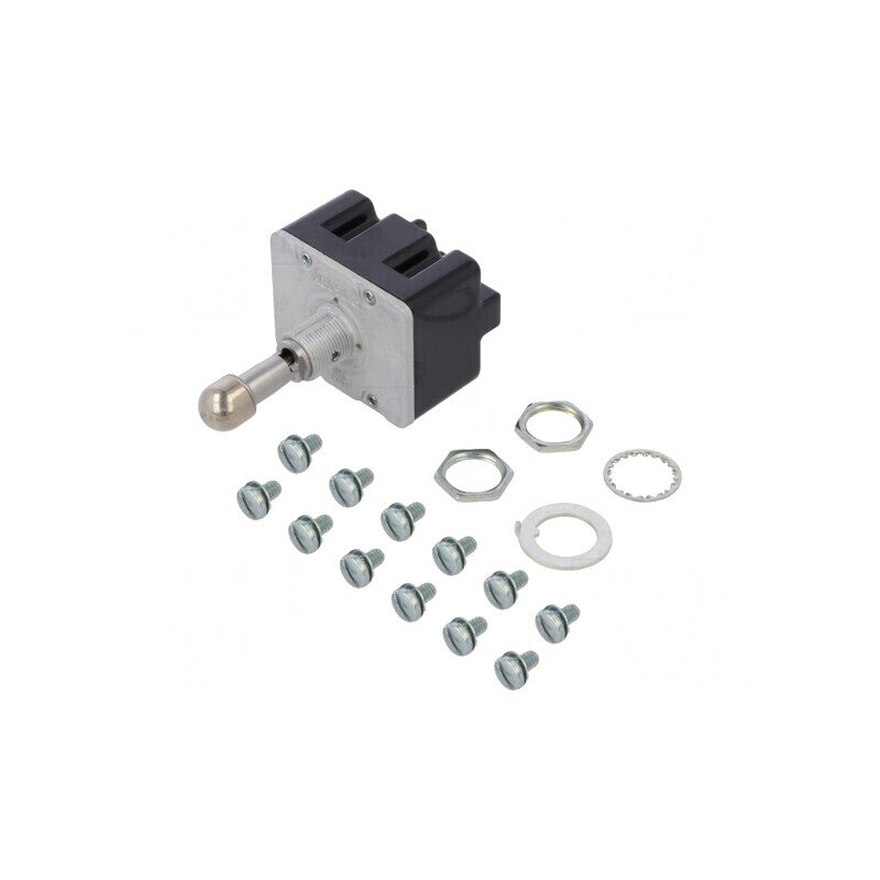 Comutator Basculant 3 Poz ON-OFF-ON 6A 230V 20A 28V | Electronic-mag.ro | Componente Electronice
