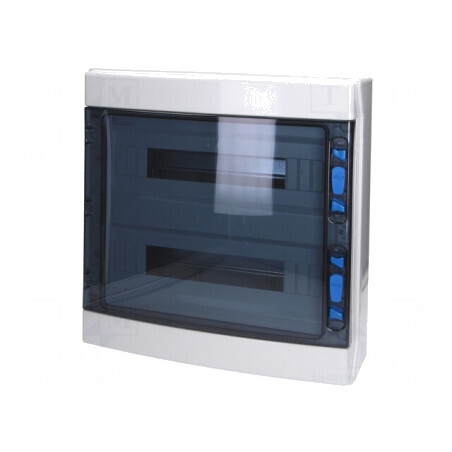 Carcasă pentru aparatură modulară IP65 Albă 36 ABS | Electronic-mag.ro | Componente Electronice