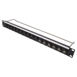 Conector: fibră optică | patch panel | RACK,ST | înşurubare | 19" | CP30178