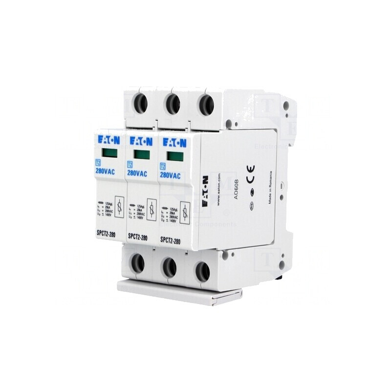 Limitator de Supratensiuni Tip 2 3 Poli 40kA 280VAC | Electronic-mag.ro | Componente Electronice