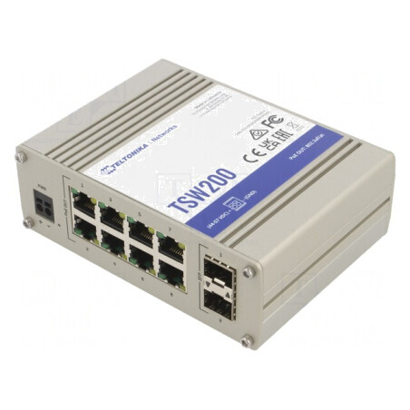 Switch PoE Ethernet 8 Porturi TSW200 | Electronic-mag.ro | Componente Electronice