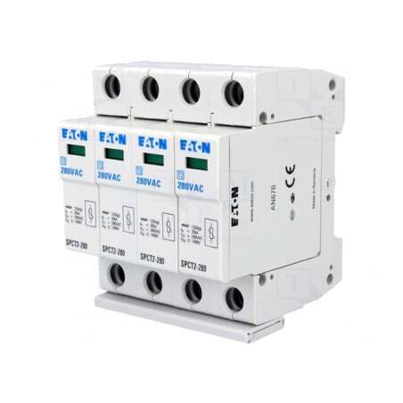 Limitator de Supratensiuni Tip 2 4 Poli 40kA 280VAC | Electronic-mag.ro | Componente Electronice