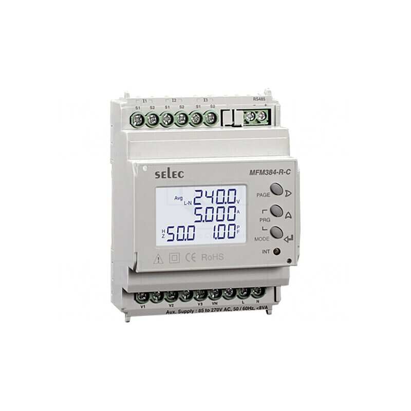 Aparat de Măsură Parametri Rețea LCD pentru Șină DIN | Electronic-mag.ro | Componente Electronice Aparat de Măsură Parametri Rețea LCD pentru Șină DIN | Electronic-mag.ro | Componente Electronice