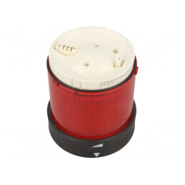 Semnalizator Luminos LED Roșie 230V IP65 Ø70mm | Electronic-mag.ro | Componente Electronice