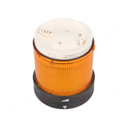 Semnalizator LED portocaliu 230VAC IP65 Ø70mm | Electronic-mag.ro | Componente Electronice