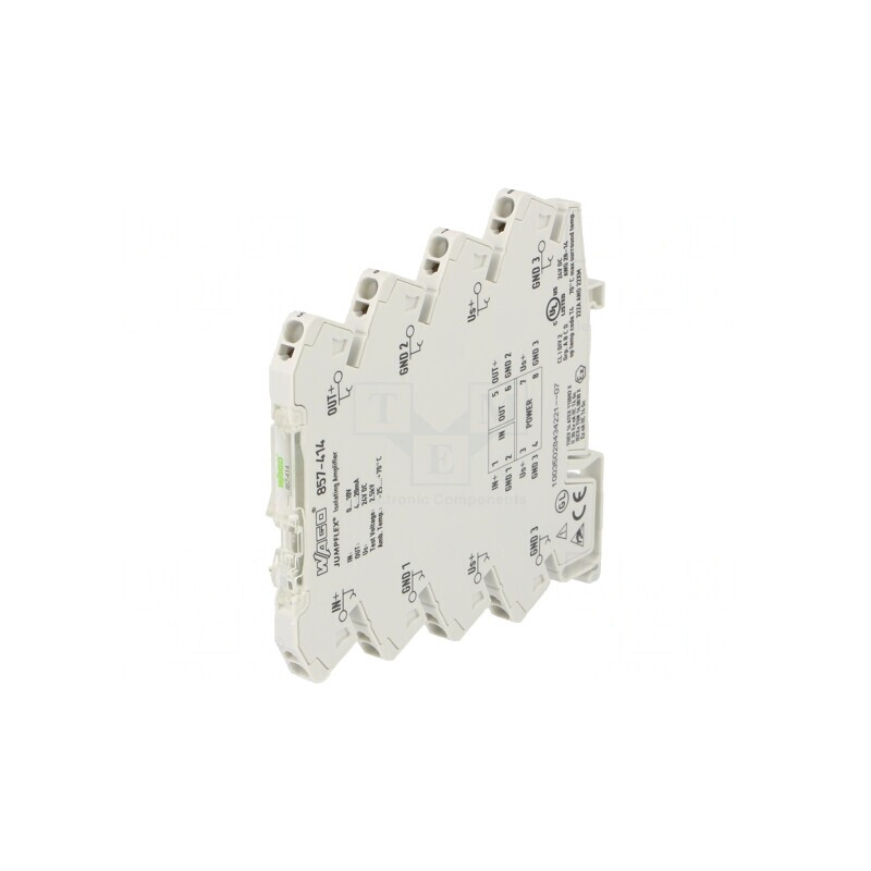 Adaptor separator semnale/amplificator şină DIN | Electronic-mag.ro | Componente Electronice