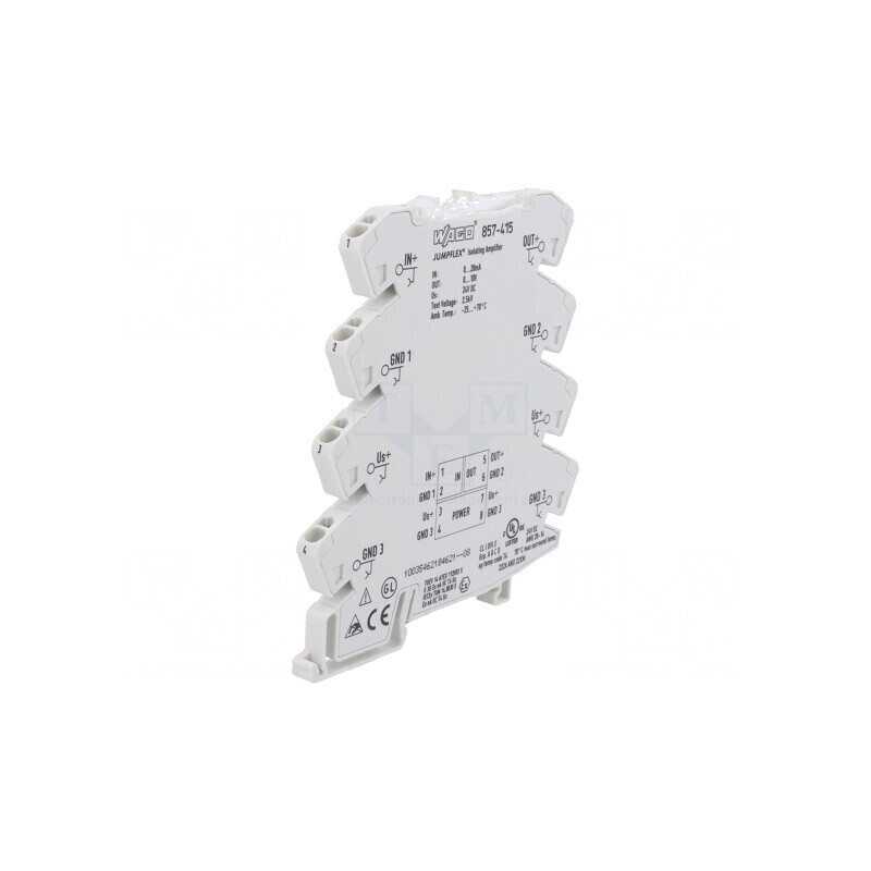 Adaptor Separator de Semnale/Amplificator pentru Șină DIN | Electronic-mag.ro | Componente Electronice