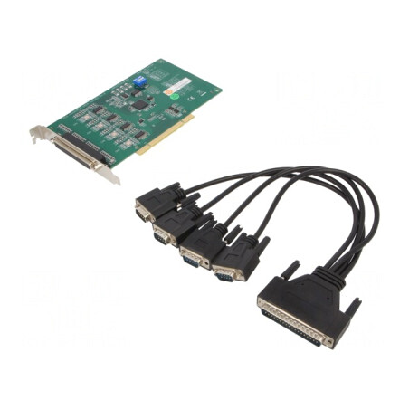 Card de Comunicație PCI Express RS232 4 Porturi 37 Pin | Electronic-mag.ro | Componente Electronice
