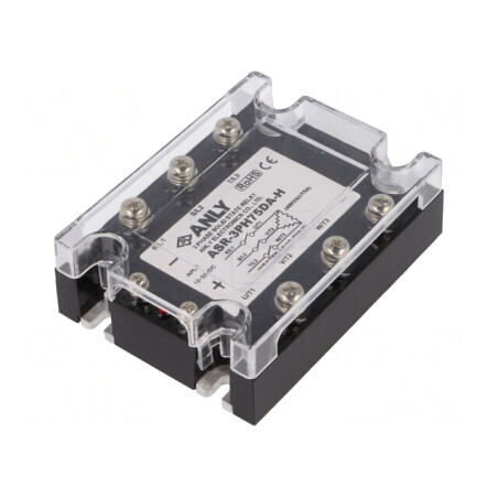 Releu Semiconductor 75A 48-480VAC 3-Fazat | Electronic-mag.ro | Componente Electronice
