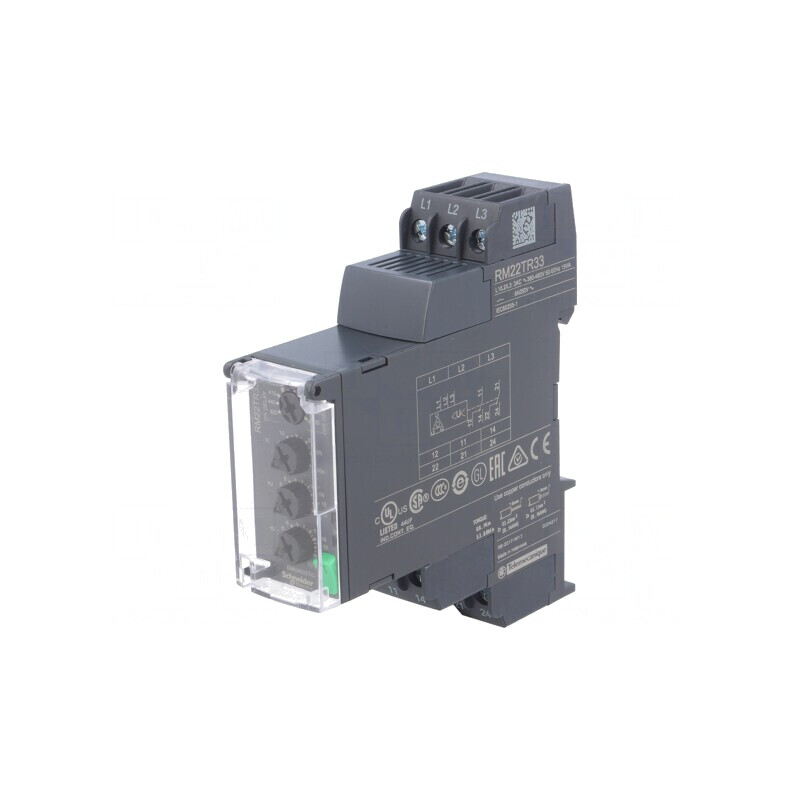 Releu Monitorizare Tensiune pentru Șină DIN IP40 RM22TR33 | Electronic-mag.ro | Componente Electronice