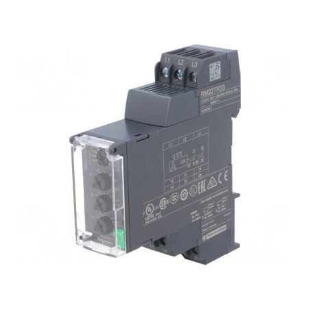 Releu Monitorizare Tensiune pentru Șină DIN IP40 RM22TR33 | Electronic-mag.ro | Componente Electronice