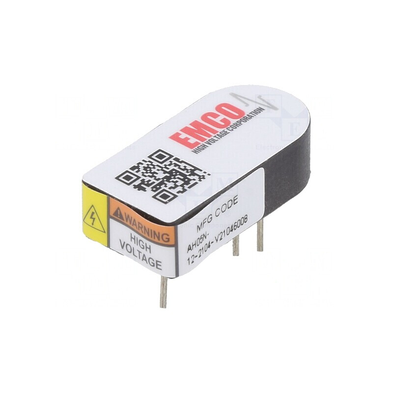 Convertor DC/DC 12V la 0-500V 1,5W THT | Electronic-mag.ro | Componente Electronice
