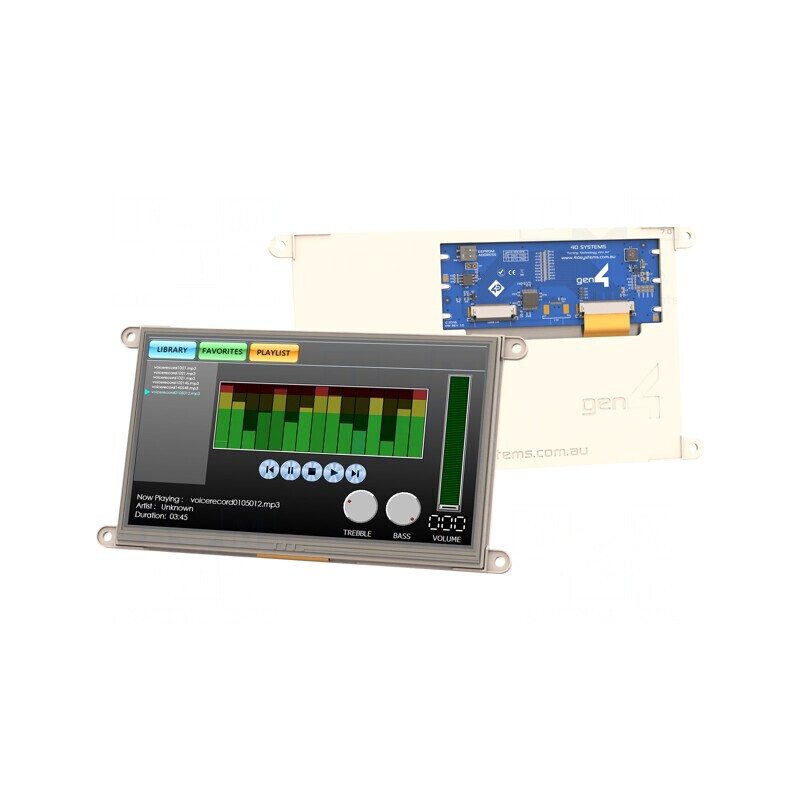 Display TFT 7" 800x480 LED 400cd/m2 | Electronic-mag.ro | Componente Electronice