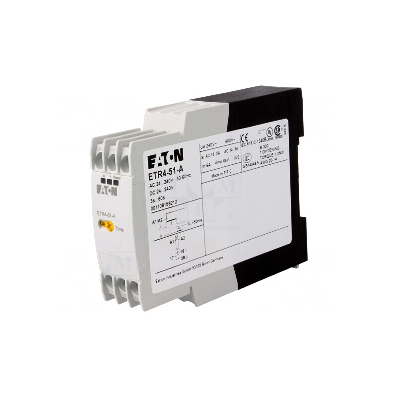 Timer SPDT 3s-60s 250VAC/3A 24-240VAC/VDC | Electronic-mag.ro | Componente Electronice