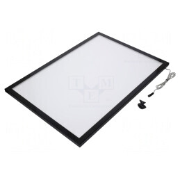 Lampă: panou luminos LED | 6500K | Lumaire Magnetic Sim | W: 626mm | LUM-MAG-A2-OS-B-6,5K