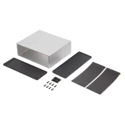 Carcasă Aluminiu IP65 cu Panou 160x191x68mm | Electronic-mag.ro | Componente Electronice