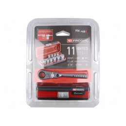 Set Chei Tubulare 6 Puncte 1/4 RXPICO 11 Bucăți | Electronic-mag.ro | Componente Electronice