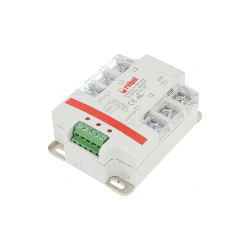 Releu Semiconductor 60A 3-Fazat 24-530VAC | Electronic-mag.ro | Componente Electronice