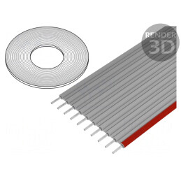 Cablu Bandă 2,54mm 6x24AWG Neecranat PVC 100FT | Electronic-mag.ro | Componente Electronice