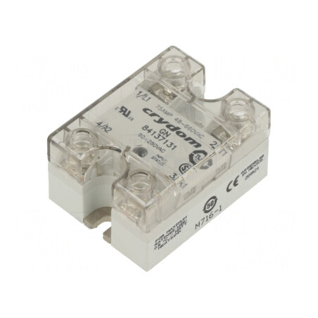 Releu Semiconductor 1-Fazat 75A 90-280VAC 48-660VAC | Electronic-mag.ro | Componente Electronice