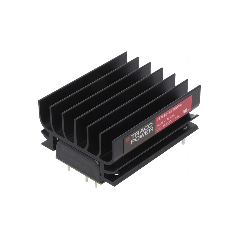 Convertor DC-DC 60W 36-160V la 48V 1250mA TEN 60-7218WIR | Electronic-mag.ro | Componente Electronice Convertor DC-DC 60W 36-160V la 48V 1250mA TEN 60-7218WIR | Electronic-mag.ro | Componente Electronice