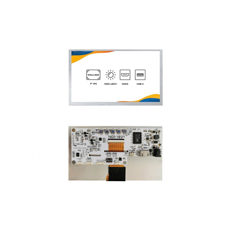 Display TFT 7" 1024x600 LED RGB | Electronic-mag.ro | Componente Electronice Display TFT 7" 1024x600 LED RGB | Electronic-mag.ro | Componente Electronice
