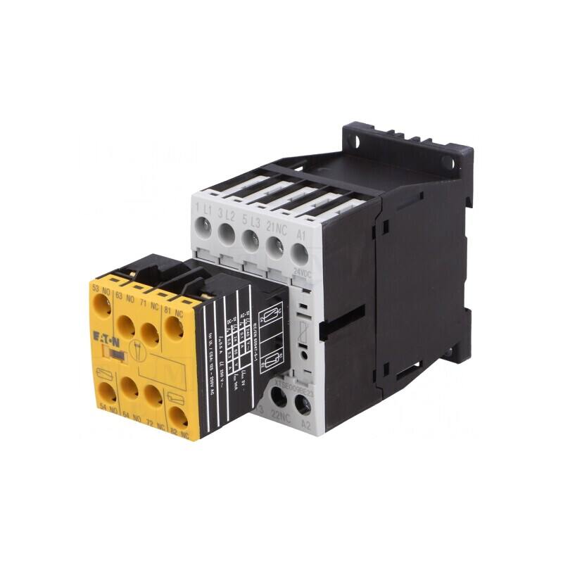 Contactor 3-Poli cu 3 Contacte Auxiliare 24VDC | Electronic-mag.ro | Componente Electronice