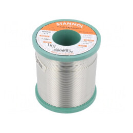 Sârmă de lipit fără plumb Sn95,5Ag3,8Cu0,7 1mm 1kg bobină | Electronic-mag.ro | Componente Electronice