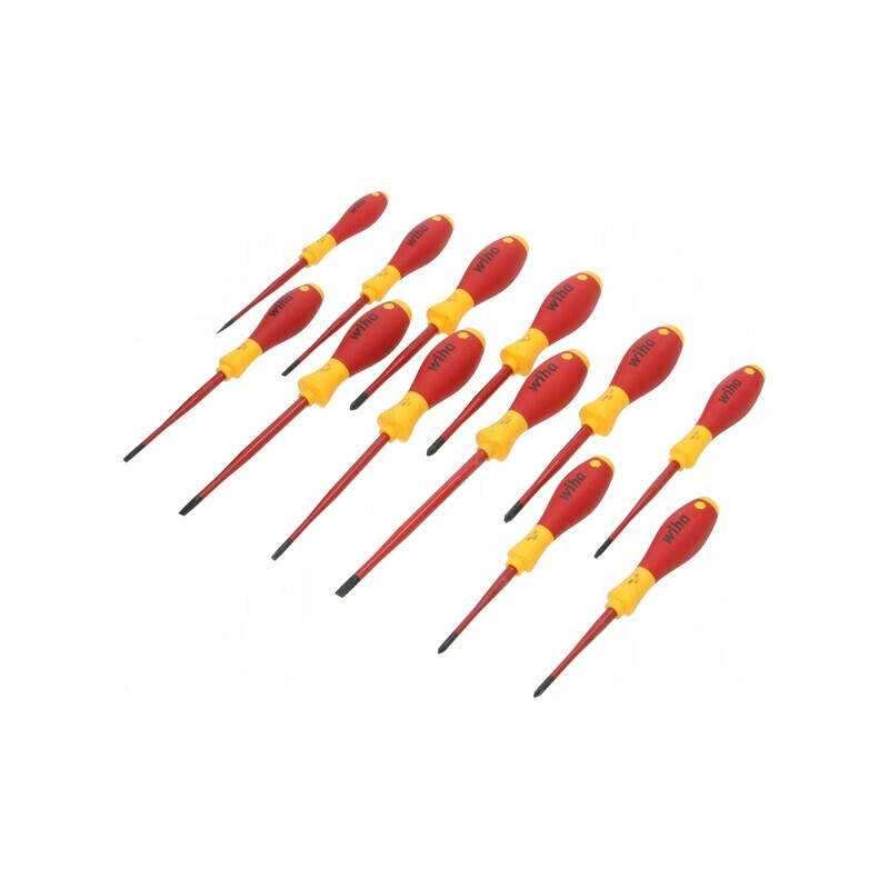 Set Șurubelnițe Izolate 1kVAC SoftFinish 12 Bucăți | Electronic-mag.ro | Componente Electronice