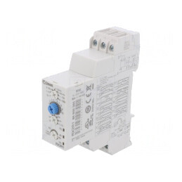 Timer 0,1s-100h DPDT 24-240VAC/VDC 250VAC 8A IP20 | Electronic-mag.ro | Componente Electronice