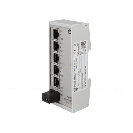 Switch Ethernet Neadministrabil 5 Porturi RJ45 9-60VDC | Electronic-mag.ro | Componente Electronice