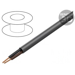 Cablu EcoCable Mini neecranat 30,5m 300V Cu litat | Electronic-mag.ro | Componente Electronice