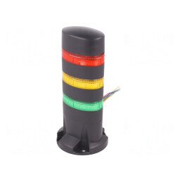 Coloană de Semnalizare LED Roșu/Galben/Verde | Electronic-mag.ro | Componente Electronice