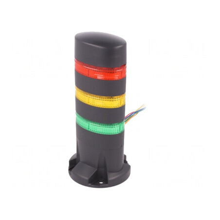 Coloană de Semnalizare LED Roșu/Galben/Verde | Electronic-mag.ro | Componente Electronice
