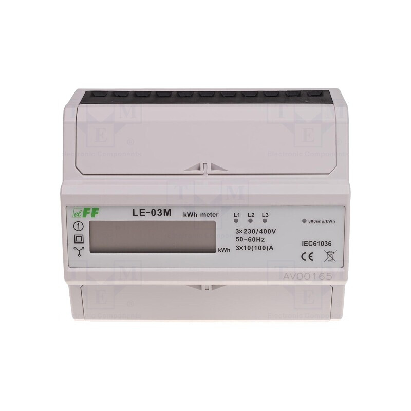 Contor digital montaj șină DIN LCD 10A | Electronic-mag.ro | Componente Electronice
